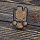 Wooden icon Groot Guardians of the Galaxy, Badge, Moscow,  Фото №1