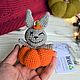 Амигуруми halloween игрушка вязаная тыква с зайцем, Игрушки, Москва,  Фото №1