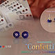 Серьги-пусеты из коллекции “Confetti”, S925, бриллианты. V&P. Серьги-пусеты. Дизайн-студия «Среды» Хаврониной М.. Интернет-магазин Ярмарка Мастеров.  Фото №2