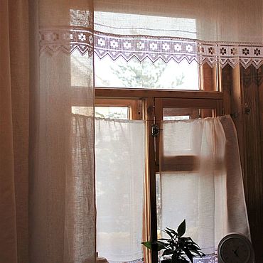 Вологодское кружево - салфетки и скатерти в интерьере дома
