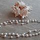 Колье " Искушение". Серебро 925 пробы, Жемчуг Shell Pearl. Колье. Tatyana's Jewelry for the soul. Интернет-магазин Ярмарка Мастеров.  Фото №2