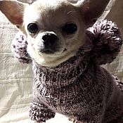 Теплый свитерок с капюшоном " Шарм"