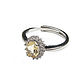 Silver Citrine Ring, Citrine ring, Delicate Ring. Rings. Irina Moro. My Livemaster. Фото №6