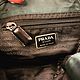 Винтаж: Рюкзак унисекс PRADA из нейлона темно-зеленого цвета хаки. Сумки винтажные. Chic bags. Ярмарка Мастеров.  Фото №6