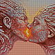 Order Set of embroidery beads 'KISS'. Beaded embroidery from Laura. Livemaster. . Embroidery kits Фото №3