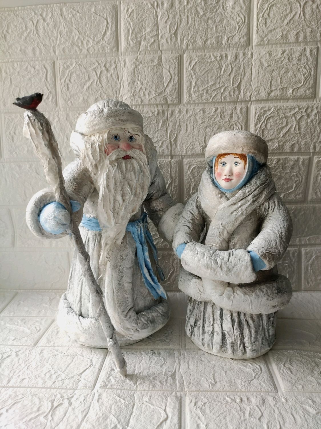 Куклы Дед Мороз и Снегурочка