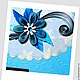 Морозный узор. Открытки. Quilling4you. Интернет-магазин Ярмарка Мастеров.  Фото №2