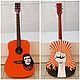 Гитара+индивидуальный принт на заказ от 2х дней. Гитары. Guitar & Ukulele art Studio. Интернет-магазин Ярмарка Мастеров.  Фото №2