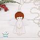 Christmas angels. Christmas decoration from felt. Christmas decorations. chehovchanki. Online shopping on My Livemaster.  Фото №2