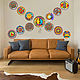 Order 'Mexico-bright and Sunny ' big set on the wall. Art by Tanya Shest. Livemaster. . Decorative plates Фото №3