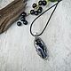 Заказать Кулон с дендритовым агатом wire wrap. Selena Di украшения wire wrap. Ярмарка Мастеров. . Кулон Фото №3