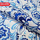 Order  Fabric in Russian style ' Frosty Khokhloma '. SLAVYANKA. Livemaster. . Fabric Фото №3
