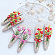 Hairpins 2 pcs. - Tulips, Mimosa. Hairpins. annetka-ann (annetka-ann). Online shopping on My Livemaster.  Фото №2