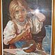 Картина "Девочка с молоком и хлебом", Pictures, Ivanteevka,  Фото №1