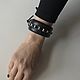 Браслет "Индустриальный рифф". Браслет жесткий. AOS Leather Goods (Алексей кожа +). Ярмарка Мастеров.  Фото №4