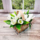 Soap Snowdrops in a handmade basket flowers as a gift on March 8. Soap. Edenicsoap - soap candles sachets. Online shopping on My Livemaster.  Фото №2
