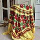 Заказать Vintage silk tablecloth ROSES OF the USSR bright vintage silk. *¨¨*:·.Vintage Box.·:*¨¨*. Ярмарка Мастеров. . Vintage textiles Фото №3
