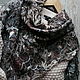 Handkerchief beautiful gray-brown ' Mystery'. Shawls1. ZanKa. Online shopping on My Livemaster.  Фото №2