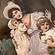 Винтаж: Викторианская картина на стекле. Англия, 19 век. Картины винтажные. сКЛАДъ. Ярмарка Мастеров.  Фото №4
