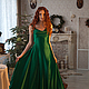 Verde vestido de noche largo al piso, Dresses, Ekaterinburg,  Фото №1