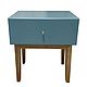 Bedside table Remer blue. Pedestals. vasilevworkshop. Online shopping on My Livemaster.  Фото №2