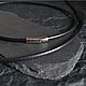 Гайтан для крестика кожаный шнурок 5 мм. Колье. Lanaza Jewelry. Ярмарка Мастеров.  Фото №4