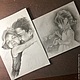 Портрет в простом карандаше на А4. Картины. Alexandritt art & craft. Интернет-магазин Ярмарка Мастеров.  Фото №2
