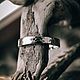 Серебряное кольцо с фактурой. Кольца. VERESK Jewels. Интернет-магазин Ярмарка Мастеров.  Фото №2