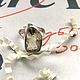 Заказать Кольцо серебряное  с натуральным зеленым топазом. MAGIC STONES. Ярмарка Мастеров. . Кольца Фото №3