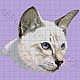 Набор для вышивания бисером "Кошка", Наборы для вышивания, Киев,  Фото №1