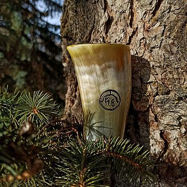 Посуда ручной работы. Ярмарка Мастеров - ручная работа Стакан викинга. Handmade.