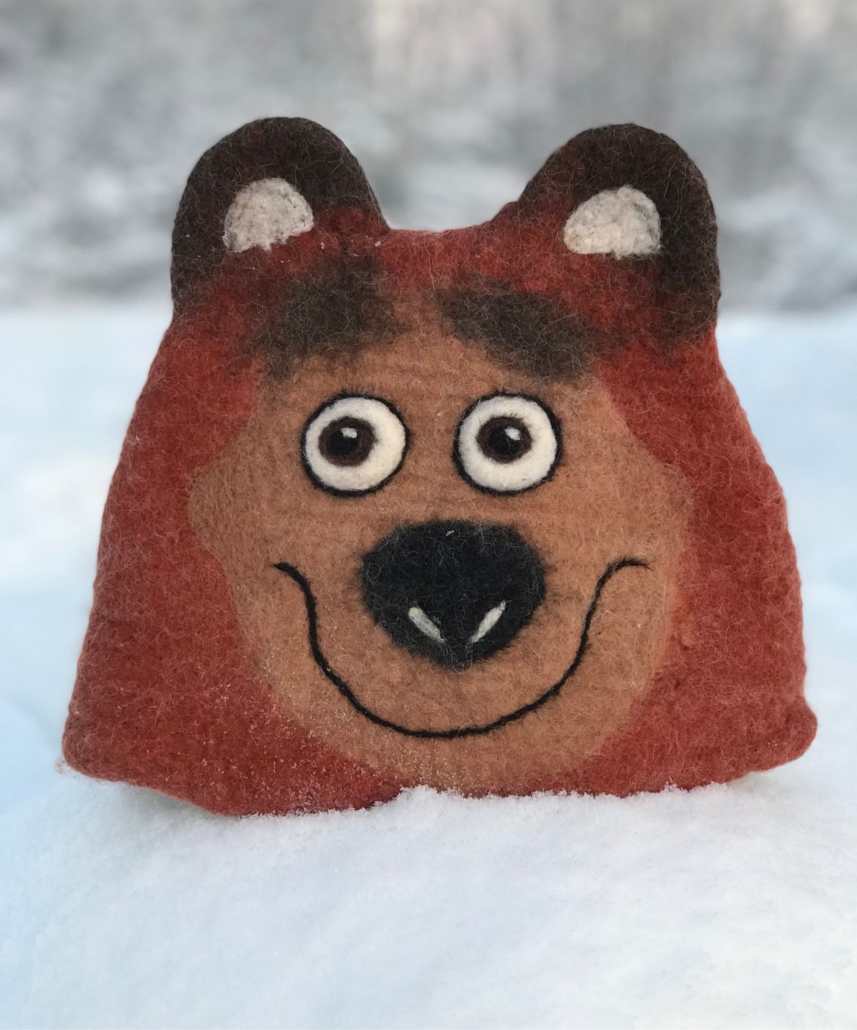 Шапка медведь