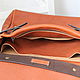 Leather briefcase. Messenger Bag. Densefog. My Livemaster. Фото №6