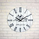 Order Wall clock ' White. With lock' 55 cm. Zuli. Livemaster. . Watch Фото №3