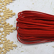 Материалы для творчества handmade. Livemaster - original item Belarusian soutache 2,5 mm Red 1 meter. Handmade.