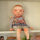 Angel Doll. Gift. Doll in mixed media, Interior doll, Lysva,  Фото №1