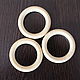 Ring for tying wooden ,unpainted 50 mm, Accessories for jewelry, Kaluga,  Фото №1