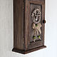 Pine wall key box SCANDINAVIA(rustic,chalet,eco style). Housekeeper. Boutique  OCEANOFLOVE (oceanoflove). My Livemaster. Фото №5