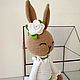 Bunny Spring in white dress , Stuffed Toys, Gukovo,  Фото №1