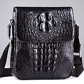 Сумки и аксессуары handmade. Livemaster - original item Men`s shoulder bag made of genuine crocodile leather IMA0500V11. Handmade.