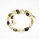 Order Necklace made of agate and quartz 'Charm' leather purple. Irina Moro. Livemaster. . Necklace Фото №3
