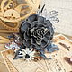 Brooch rose from jeans. Brooches. mix-swet. Online shopping on My Livemaster.  Фото №2