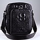 Сумка мужская из кожи крокодила IMA0791B1. Мужская сумка. CrocShop товары из экзотической кожи. Ярмарка Мастеров.  Фото №4