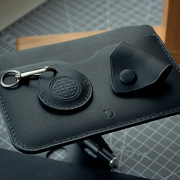 Сумки ручной работы. Ярмарка Мастеров - ручная работа Портмоне холдер для автодокументов из натуральной кожи. авто. Handmade.