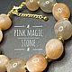 Заказать Браслет из солнечного камня. Pink Magic Stone. Ярмарка Мастеров. . Браслет из бусин Фото №3