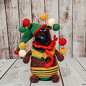Knitted Clown doll