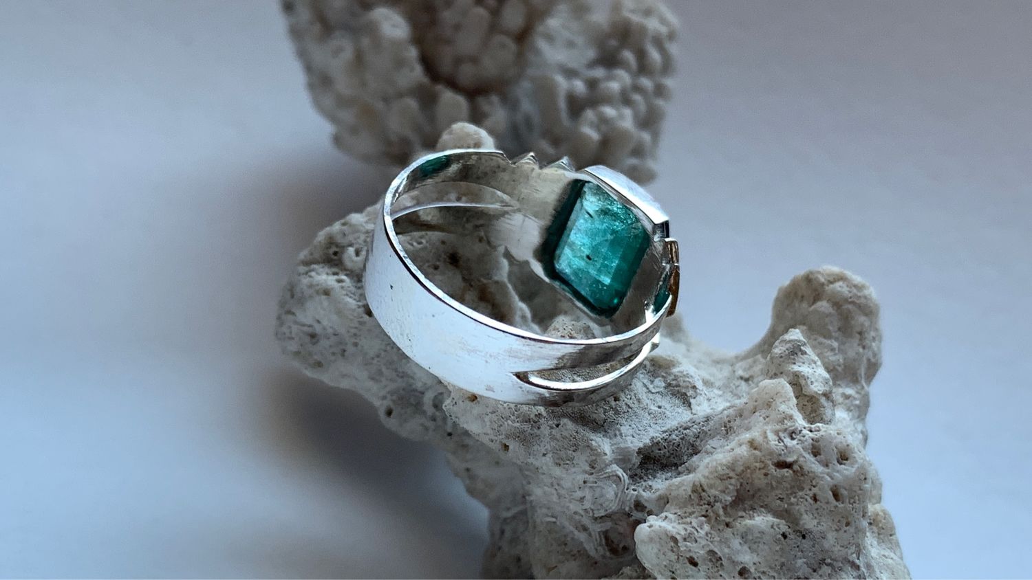 Мужское кольцо с Изумрудом 2,96ct, серебряное кольцо селтик celtic в ...