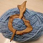 Украшения handmade. Livemaster - original item Copy of Copy of Wooden brooch shawl-pin. Handmade.