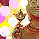 Panel painting "Golden Buddha". Pictures. 'ZOLOTAYa PALITRA' hudozhnik A. Shirshov (shirshovart). Ярмарка Мастеров.  Фото №4