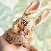 Куклы и игрушки handmade. Livemaster - original item Teddy Rabbit Peanuts bunny collectible author`s bunny Easter. Handmade.